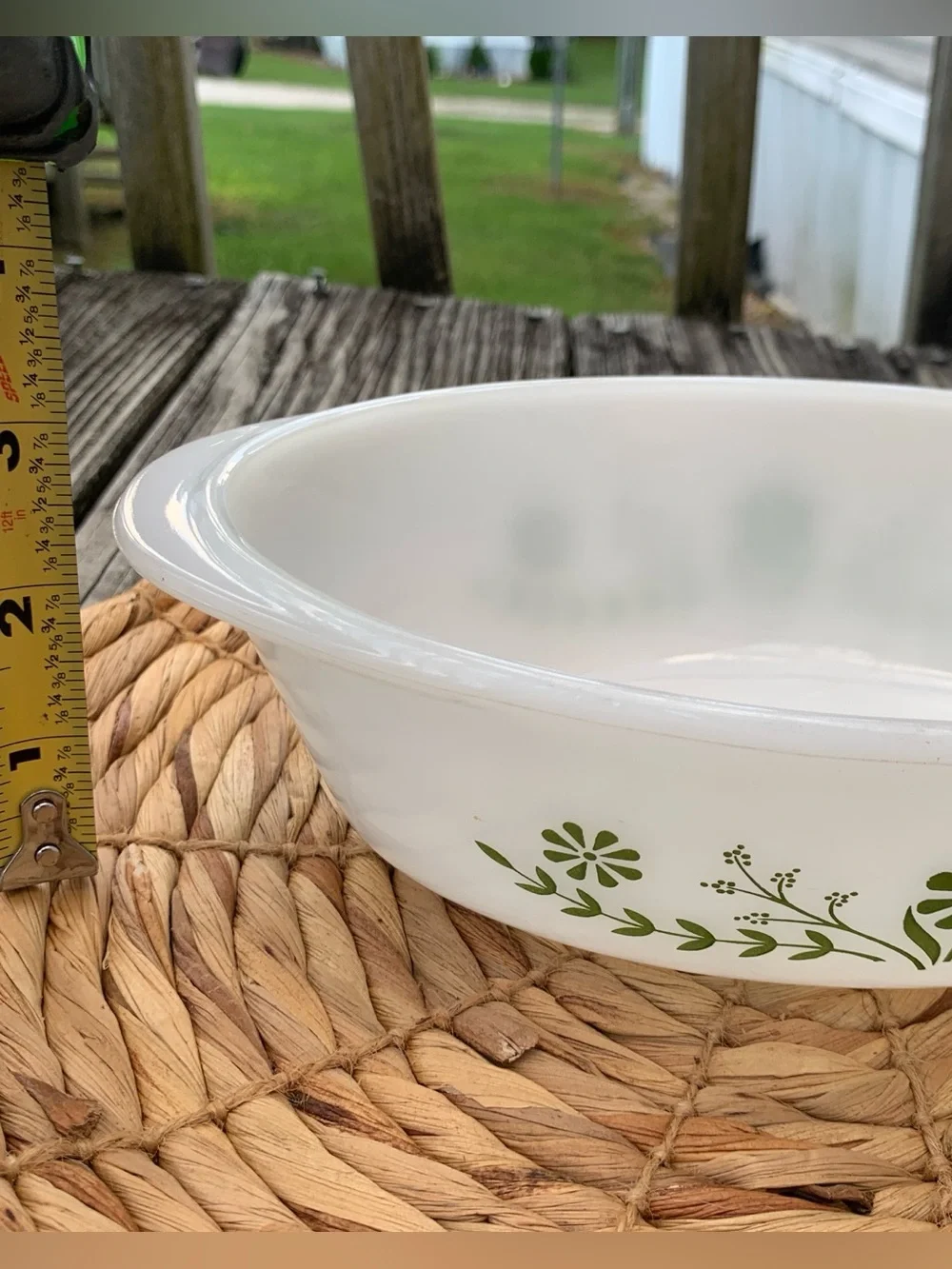 Glasbake classic white